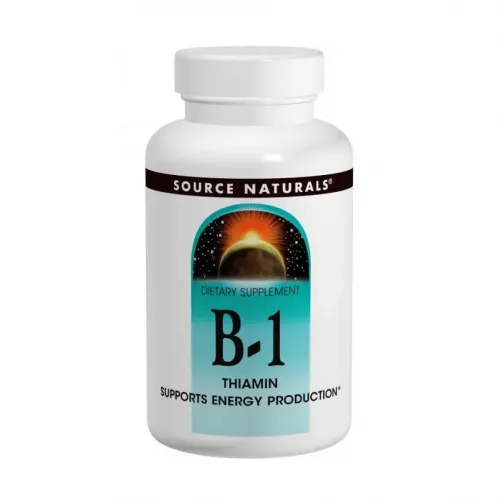 Тиамин, B-1, Source Naturals, 100 мг, 250 таблеток