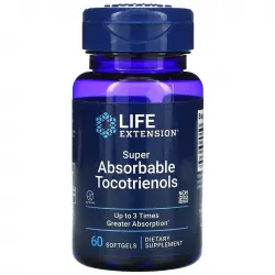 Life Extension, Супер абсорбіруемие Токотрієноли, Super Absorbable Tocotrienols, 60 капсул