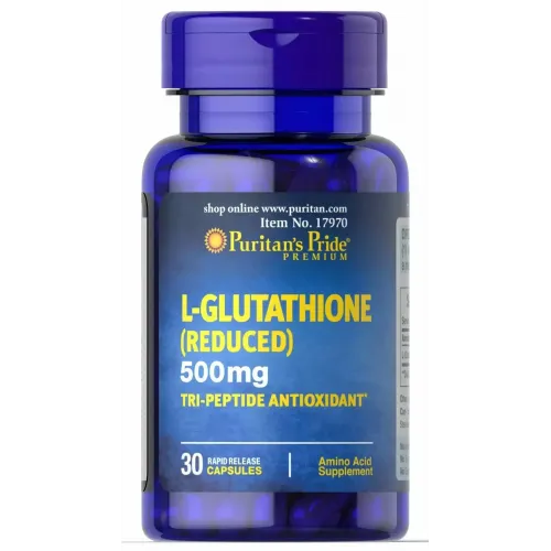 Глутатион, L-Glutathione, Puritan's Pride, 30 капсул