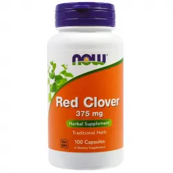 Червона конюшина, Red Clover, Now Foods, 375 мг, 100 капсул,