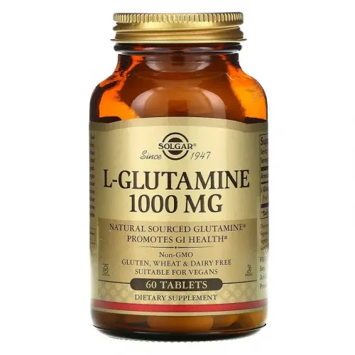 Solgar, L-Glutamine, 1000 мг, 60 таблеток