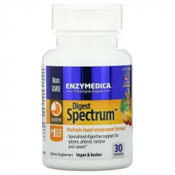 Enzymedica, Digest Spectrum, ферменти для травлення, 30 капсул 