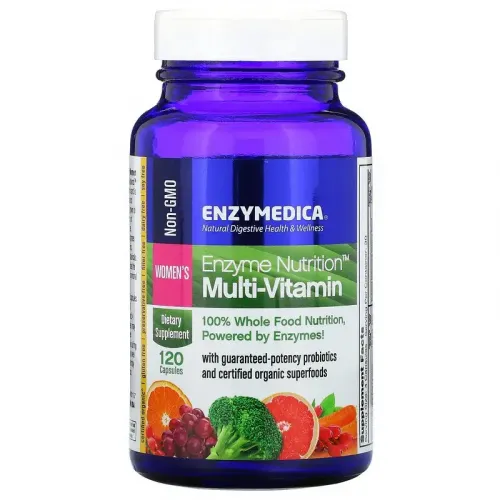 Enzymedica, Enzyme Nutrition, мультивітаміни для жінок, 120 капсул