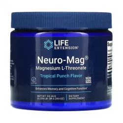 Life Extension, Neuro-Mag, магний L-треонат, вкус тропического пунша, 93,35 г