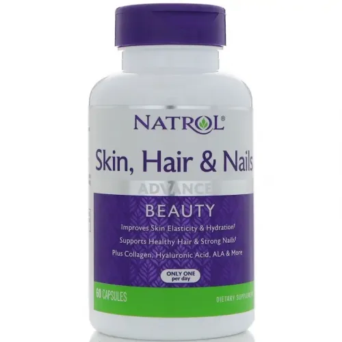 Вітаміни для волосся, шкіри і нігтів, Skin, Hair & Nails, Natrol, 60 капсул,