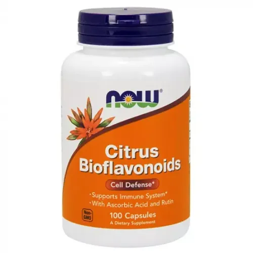 Now Foods, Цитрусові біофлавоноїди, Citrus Bioflavonoids, 700 мг, 100 капсул