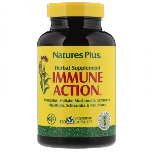 Nature's Plus, Імуностимулююча засіб Immune Action, 120 рослинних капсул 