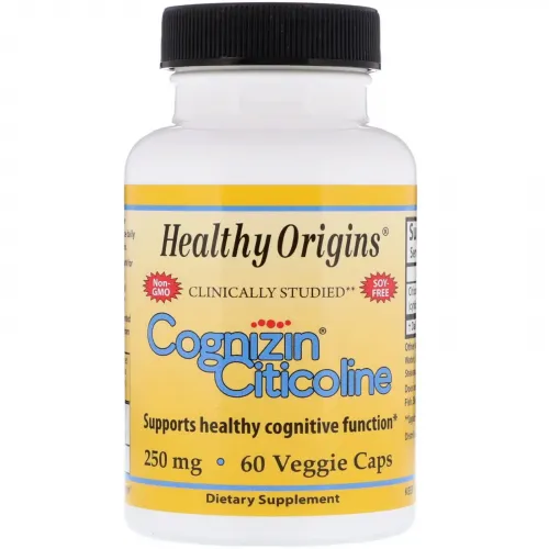 Когніцін цитиколіну, Cognizin Citicolinee, Healthy Origins, 250 мг, 60 капсул 