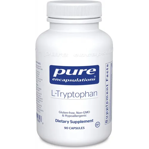 L-триптофан, l-Tryptophan, Pure Encapsulations, 90 капсул 