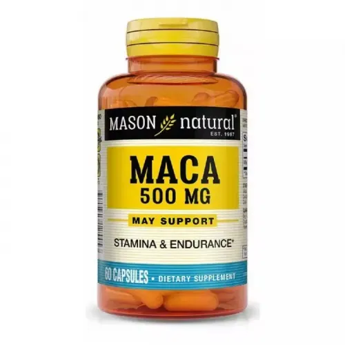 Mason Natural, Мака, 500 мг, 60 капсул