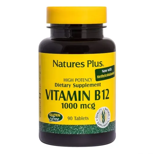 Nature's Plus, Vitamin B-12 1000 мкг, 90 таблеток