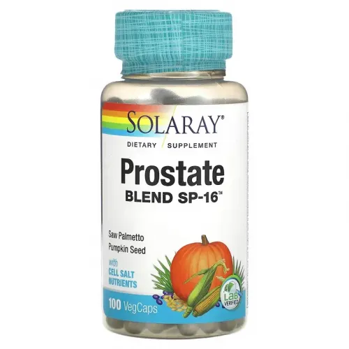 Solaray, Prostate Blend SP-16, 100 капсул з рослинною оболонкою