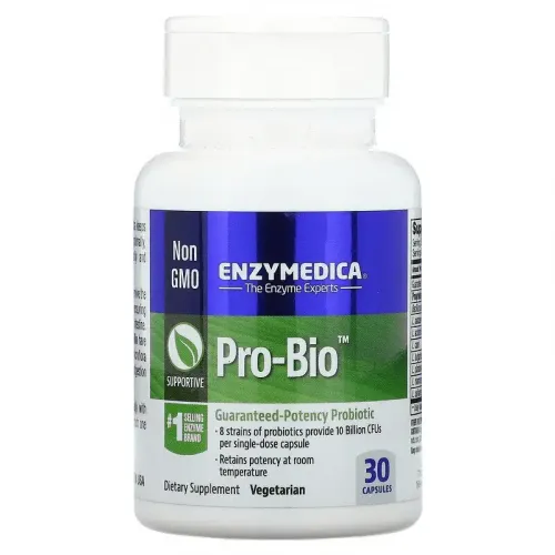 Enzymedica, Pro Bio, пробіотик з гарантованою ефективністю, 30 капсул 