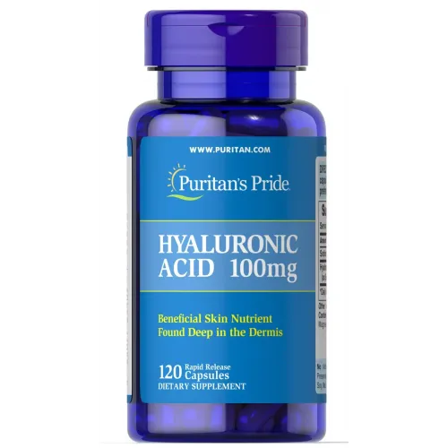 Гіалуронова кислота Puritan's Pride, Hyaluronic Acid 100 мг 120 капсул 