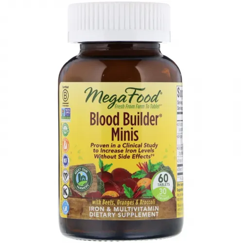 MegaFood, Blood Builder в міні-таблетках, 60 таблеток 