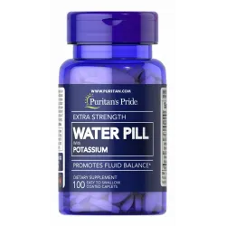 Поддержка водного баланса, Extra Strength Water Pill, Puritan's Pride, 100 каплет