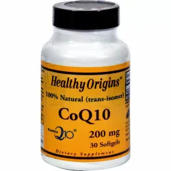 Коензим Q10, CoQ10 (Kaneka Q10), Healthy Origins, 200 мг, 30 гелевих капсул 