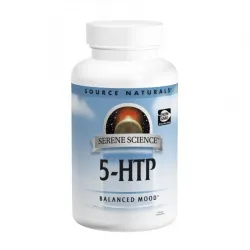 5-HTP (гідроксітріптофана), Serene Science, Source Naturals, 100мг, 60 капсул