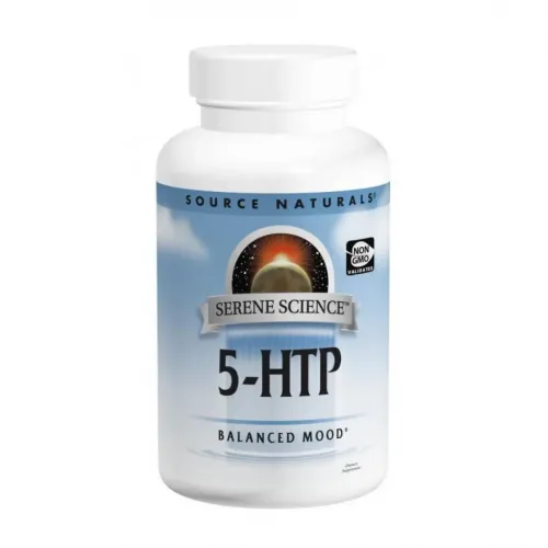 5-HTP (гідроксітріптофана), Serene Science, Source Naturals, 100мг, 60 капсул