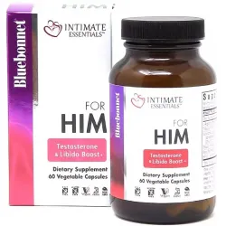 Комплекс для нього, Intimate Essentials For Him, Testosterone, Libido Boost, Bluebonnet Nutrition, 60 капсул