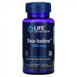 Life Extension, Sea-Iodine, 1000 мкг, 60 вегетаріанських капсул 