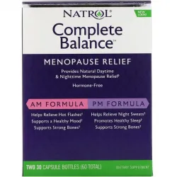 Менопауза повний комплекс, Complete Balance for Menopause, Natrol, 2 банки по 30 капсул