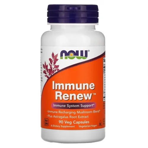 Now Foods, Immune Renew, добавка для підтримки імунітету, 90 рослинних капсул 