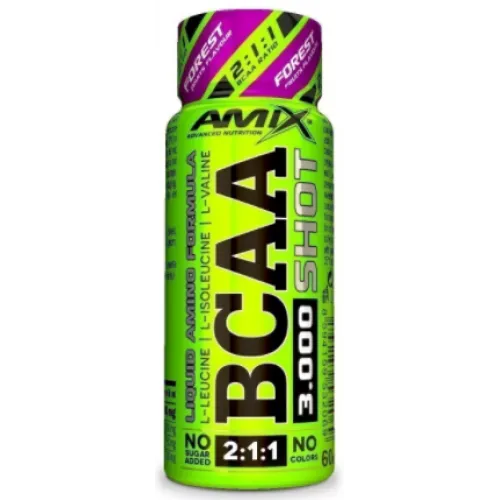 Amix, BCAA Shot, лісові фрукти, 60 мл - 1/20