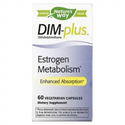 Nature's Way, DIM-plus, Estrogen Metabolism, Метаболізм естрогенів, 60 вегетаріанських капсул