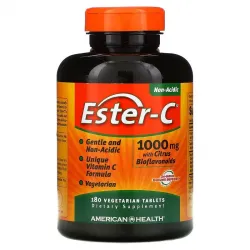 American Health, Ester-C з цитрусовими биофлавоноидами, 1000 мг, 180 вегетаріанських таблеток