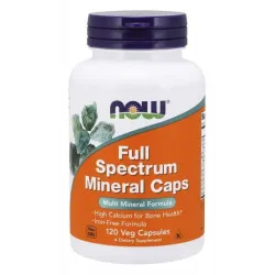 Мультиминералы, Full Spectrum Mineral, Now Foods, 120 вегетарианских капсул