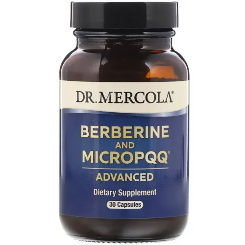 Dr. Mercola, Берберін та MicroPQQ, покращена формула, 30 капсул