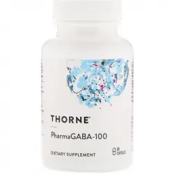 PharmaGABA-100, 100 мг, Thorne Research, 60 капсул