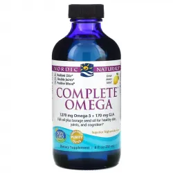 Nordic Naturals, Complete Omega, з лимонним смаком, 237 мл 