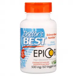 Doctor's Best, Epicor, 500 мг, 60 капсул в рослинній оболонці 