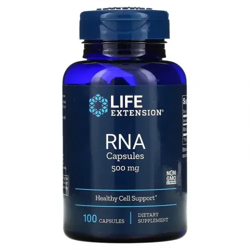 Life Extension, RNA Capsules, 500 мг, 100 капсул