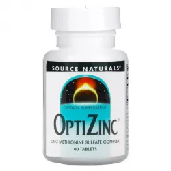 Source Naturals, ОптиЦинк, 30 мг, 60 таблеток 