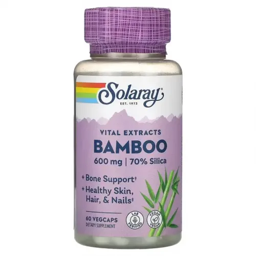 Solaray, Bamboo Stem Extract, 300 мг, 60 капсул VegCap