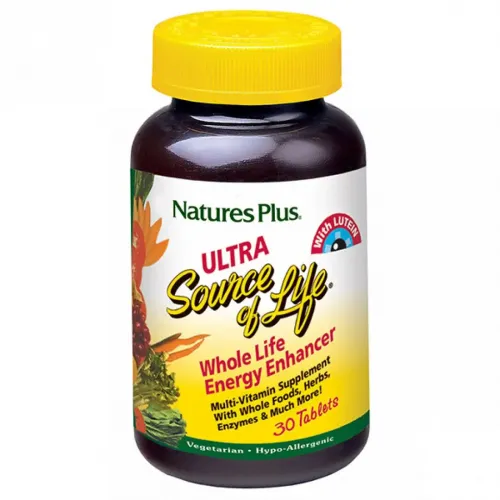 Мультивітаміни з лютеином, Ultra Source of Life, Natures Plus, 30 таблеток