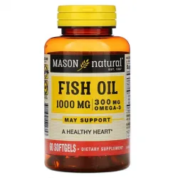 Mason Natural, риб'ячий жир, 1000 мг, 60 капсул 