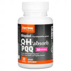 Jarrow Formulas, Убіхінол, QH-Absorb та піролохінолінхінон, 30 капсул