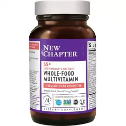 New Chapter, мультивітаміни для жінок віком від 55 років, один раз на день, 24 вегетаріанські таблетки