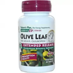 Nature's Plus, Herbal Actives, Olive Leaf, Extended Release, 30 таблеток 