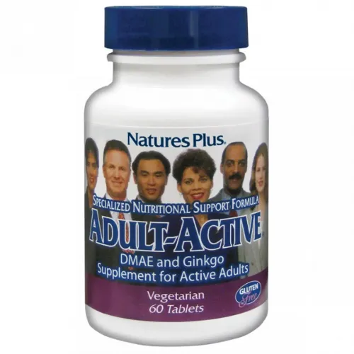 Комплекс для підтримки енергії у дорослих, Adult-Active, Natures Plus, 60 таблеток