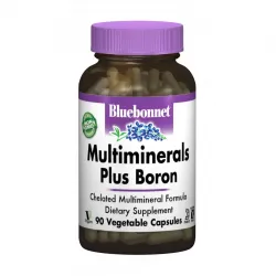 Bluebonnet Nutrition, Multiminerals, з бором, 90 рослинних капсул Vcaps® 