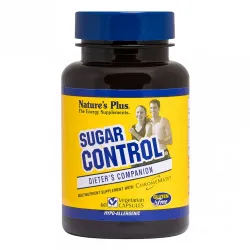 Блокатор сахара, Sugar Control, Natures Plus, 60 гелевых капсул