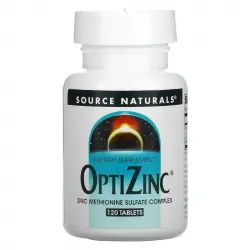 Source Naturals, OptiZinc, 30 мг, 120 таблеток 