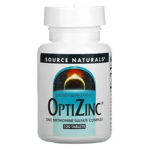 Source Naturals, OptiZinc, 30 мг, 120 таблеток