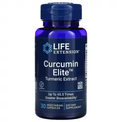 Life Extension, Curcumin Elite, екстракт куркуми, 30 рослинних капсул 