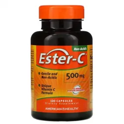 American Health, Ester C, 500 мг, 120 капсул